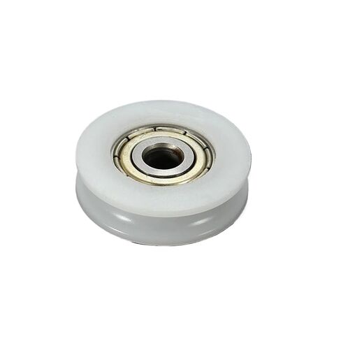4pcs Wheel Roller U Groove Nylon Round Pulley Ball Bearing for Door Windows Shower Pulleys Drawer in Saudi Arabia