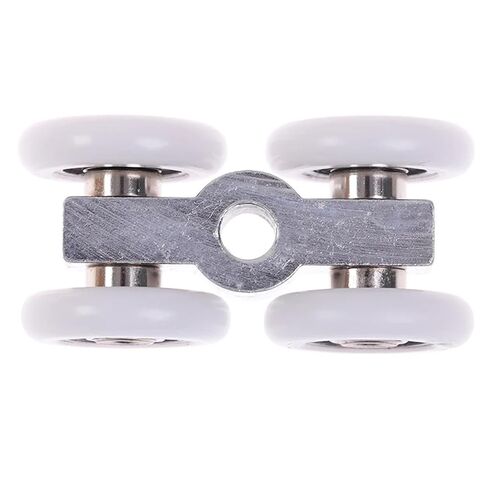 1Pair Sliding Door Rollers 4 Wheels Hanging Home Door Accessories Hardware in Saudi Arabia