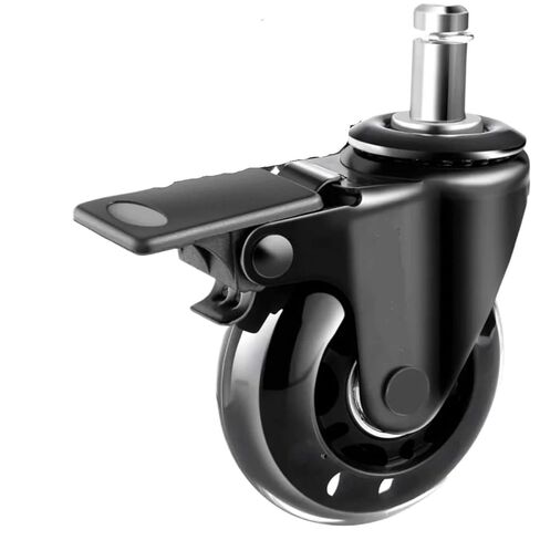 3/5 Pack Office Chair Casters, Heavy Duty Wheels 3 Inch, Fits All Floors with(5pcs 11mm,3in) in Saudi Arabia
