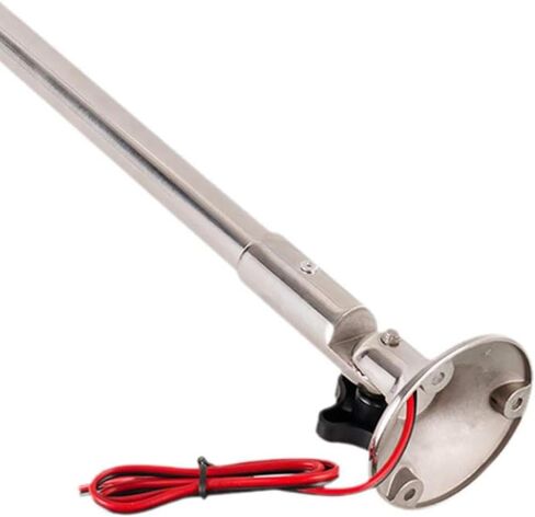 ضوء LED أبيض مستدير للقوارب 12-24 فولت، ضوء ملاحة سهل التركيب متوافق مع القوارب الصغيرة Jon Boat in Saudi Arabia