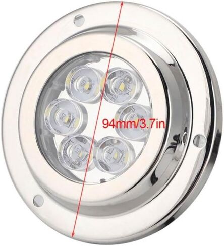ضوء أبيض تحت الماء IP68 مقاوم للماء LED لقوارب اليخوت البحرية in Saudi Arabia