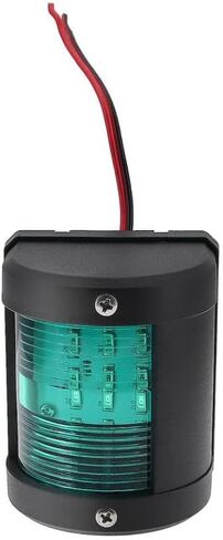 LED أضواء الملاحة 12 فولت 24 فولت IP66 مقاوم للماء الإبحار تشغيل ضوء مصباح متوافق مع مركبة بحرية يخت (1 قطعة الضوء الأخضر) in Kuwait