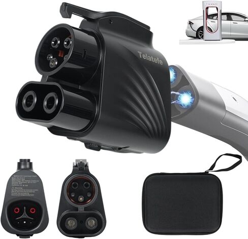 NACS to CCS Adapter Tesla Supercharger Charging Stations for Ford EVs/GM/Rivia for V3/V4 DC 500A 1000V in Saudi Arabia
