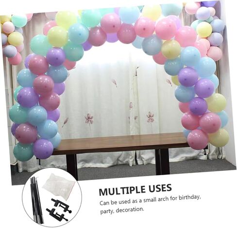 Milisten Balloon Arch Kit Table Balloon Stand Set with 10 Rods, 2 Clips, 25 Rings for Birthday, Wedding, Shower Party Decorations in Saudi Arabia