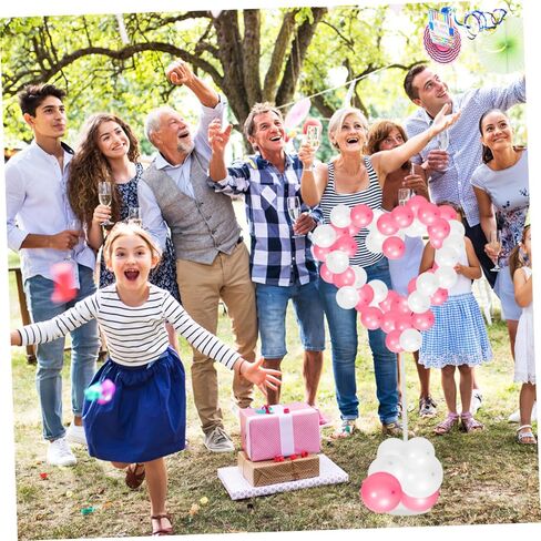 BESTonZON Balloon Stand Kit with Base and Poles Balloon Column Support for Party Decorations for Birthday and Graduation Events in Saudi Arabia