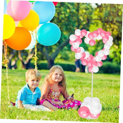BESTonZON Balloon Stand Kit with Base and Poles Balloon Column Support for Party Decorations for Birthday and Graduation Events in Saudi Arabia