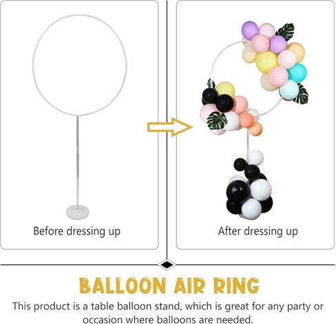 Homoyoyo Balloon Arch Kit Air Balloon Bracket 2pcs Set Water Bags for Wedding and Birthday Party Decorations in Saudi Arabia