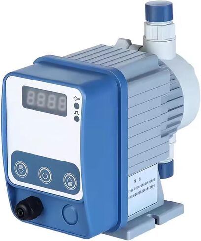 Electromagnetic Diaphragm Metering Pump, Industrial-Grade Polypropylene Chemical Metering Pump, Water Treatment Liquid Weak Acid Chemical Chlorine Self-Priming Pump (9LPH 3bar) in Saudi Arabia