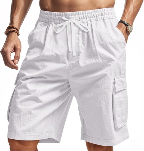 شورتات شاطئ الشاطئ للرجال مع الخصر الخفيف الوزن متعدد الأوزان لارتداء في الهواء الطلق في الهواء الطلق in Kuwait