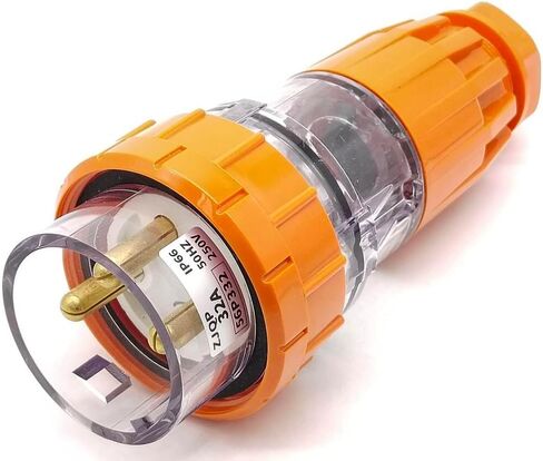 المعيار الأسترالي 32A 250V مرحلة واحدة 3Pin 50 هرتز 3P 6h 2P + E مقاوم للماء IP66 IEC60309 التوصيل الصناعي in Kuwait