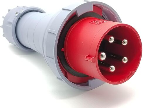 موصل صناعي 125A-6H التوصيل 5 دبوس مقاوم للماء IP67 380V-415V in Kuwait