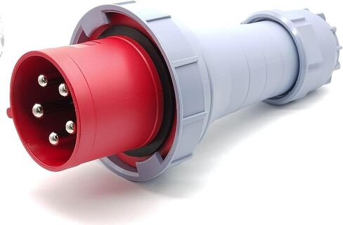 موصل صناعي 125A-6H التوصيل 5 دبوس مقاوم للماء IP67 380V-415V in Kuwait