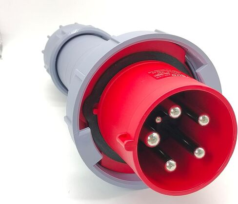 موصل صناعي 125A-6H التوصيل 5 دبوس مقاوم للماء IP67 380V-415V in Kuwait