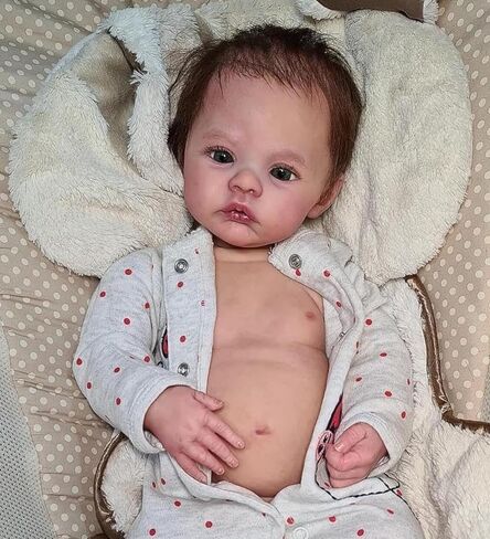 Zero Pam Reborn Baby Dolls Silicone Full Body 18 in Waterproof Anatomically Correct Baby Girl Doll Silicone Reborn Babies That Look Real Realistic Baby Dolls in Saudi Arabia