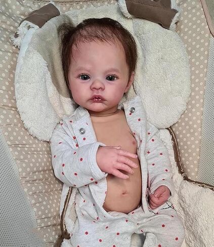 Zero Pam Reborn Baby Dolls Silicone Full Body 18 in Waterproof Anatomically Correct Baby Girl Doll Silicone Reborn Babies That Look Real Realistic Baby Dolls in Saudi Arabia