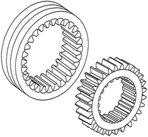 #US Replace Parts AME6NN7N072AA Front Gear Shift Coupling Assembly (AikePart1125-0142) in Kuwait