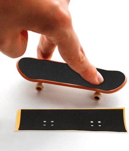 SUPVOX 12 Pcs Fingerboard Grip Tape: Perforated Foam Grip Stickers for Finger Skateboard Decks - 38x110mm with 8 Holes - Strong Adhesive Replacements in Saudi Arabia