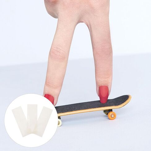 balacoo 3-Pack Self-Adhesive Fingerboard Tape Transparent Foam Grip Pads for Mini Skateboards Non-Slip Cushioning Replacement Stickers for Finger Skateboards in Saudi Arabia