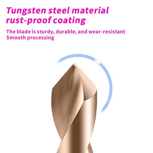 Carbide Spotting Drill Bits TiSiN Coated for Alloy Steels,Carbide Steel, Stainless Steel etc. (D10*100) in Kuwait