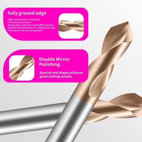 Carbide Spotting Drill Bits TiSiN Coated for Alloy Steels,Carbide Steel, Stainless Steel etc. (D18*100) in Kuwait