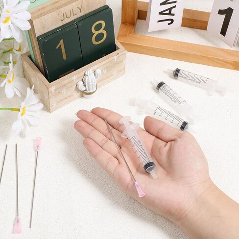 5ML Plastic Perfume Syringes Extractor Decanter Kit, 4Pcs Refillable Perfume Refill Tool with Blunt-tip Stainless Needle Tip for Ink Pen Printer Filling Dispensing Measuring in Saudi Arabia