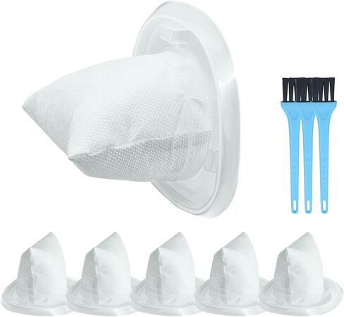 مرشحات بديلة HNVCF10 للمكانس اليدوية Dustbuster من بلاك اند ديكر HNVC215B10، HNVC115B22، HNV215B12، HNVC215BW52، HNVC115J06، HNVC115J22، HNVC115JB06، HNVC220BCZ01، HNVC220BCP07، 6 عبوات in Saudi Arabia