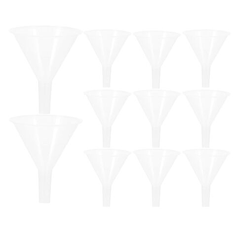 20pcs Short Stem Funnels 60mm Plastic Laboratory Filter Funnels for Liquid Transfer and Chemistry Lab Use Multi-use for Students and Industrial Applications in Saudi Arabia