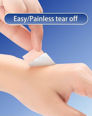 شريط CAREUS فائق المقاومة للماء، خالٍ من اللاتكس، شريط طبي رغوي مرن - 2.54 سم × 5 ياردات، يؤمن الضمادات ويحافظ على الجروح جافة ومرنة وطويلة الأمد - مجموعة 4 لفات للعناية بالجروح in Kuwait