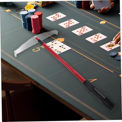 HANABASS Poker Chip Rake Dealer Chip Pusher Portable Poker Accessories for Collecting During Games in Kuwait