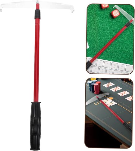 HANABASS Poker Chip Rake Dealer Chip Pusher Portable Poker Accessories for Collecting During Games in Kuwait