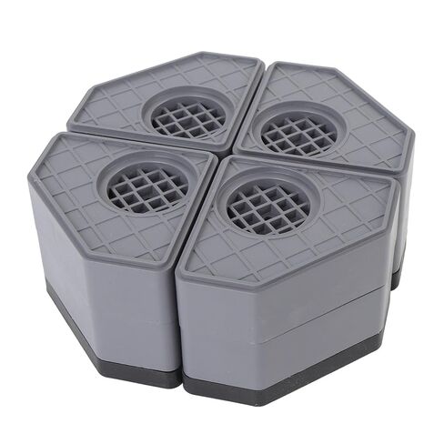 وسادات مضادة للاهتزاز للغسالة، 4 قطع وسادات مضادة للانزلاق، قاعدة غسالة مقاومة للضوضاء، مقاومة للصدمات 3.1 بوصة، مثبت غسالة ومجفف عالمي يدعم القدم لوقف الحركة أثناء المشي in Kuwait