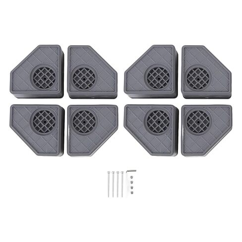 وسادات مضادة للاهتزاز للغسالة، 4 قطع وسادات مضادة للانزلاق، قاعدة غسالة مقاومة للضوضاء، مقاومة للصدمات 3.1 بوصة، مثبت غسالة ومجفف عالمي يدعم القدم لوقف الحركة أثناء المشي in Kuwait