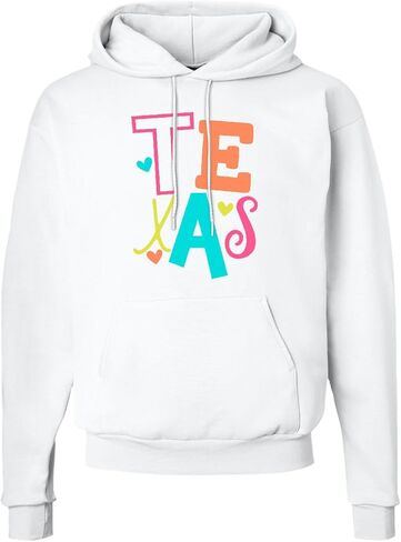 inktastic Colorful Texas State Adult Hoodie Sweatshirt in Saudi Arabia