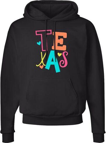 inktastic Colorful Texas State Adult Hoodie Sweatshirt in Saudi Arabia