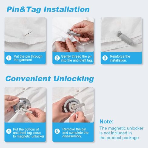 1000Pcs 58Khz AM Security Clothing Tags Grey Retails EAS Clothes Tag with 1000 Pins and 200 Lanyards in Saudi Arabia