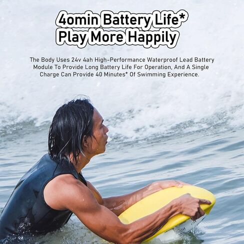 سكوتر كهربائي للغوص تحت الماء، سكوتر كهربائي لركوب الأمواج، محرك مزدوج محمول معزز، دفع البحر للرياضات المائية والغوص والغطس in Kuwait