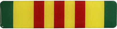 Flagline Vietnam Veterans - 3D Domed Sticker (Long) in Kuwait