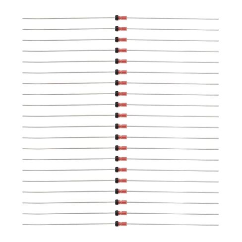20pcs 3V 1SS86 DO-35 Schottky Barrier Diodes for UHF TV Crystal Radio Rf Detector Mobile Phone in Saudi Arabia