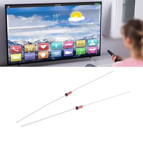 20pcs 3V 1SS86 DO-35 Schottky Barrier Diodes for UHF TV Crystal Radio Rf Detector Mobile Phone in Saudi Arabia