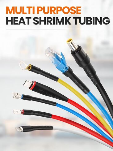 مجموعة أنابيب الانكماش الحراري 2:1 600 قطعة، أنبوب الانكماش الحراري السلكي، أنبوب الانكماش الكهربائي، أنابيب الانكماش الحراري الصناعية، أنابيب لف الانكماش السلكي، هدايا عيد الحب للرجال in Kuwait