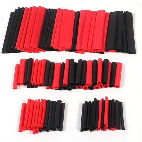 127PCS Heat Shrink Tubing 2:1 Wire Cable Assortment Wrap Waterproof Electric Insulation Tube Kit in Saudi Arabia