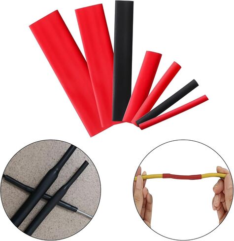 127PCS Heat Shrink Tubing 2:1 Wire Cable Assortment Wrap Waterproof Electric Insulation Tube Kit in Saudi Arabia