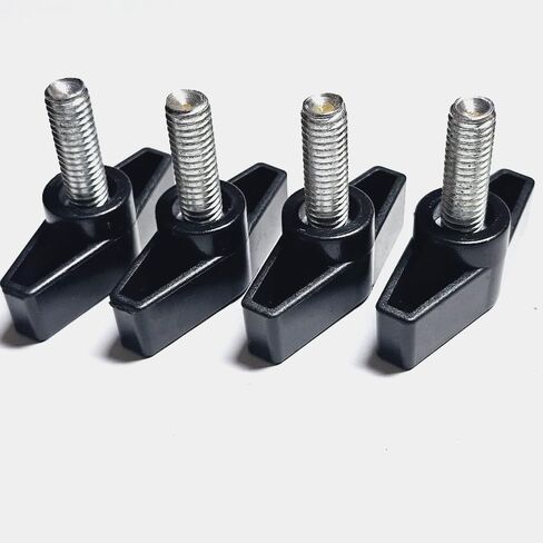 4-Pack. Wing T Knob, 3/8-16 Thread Size- Male-Heavy Duty Head Diameter 2-1/8" in Kuwait