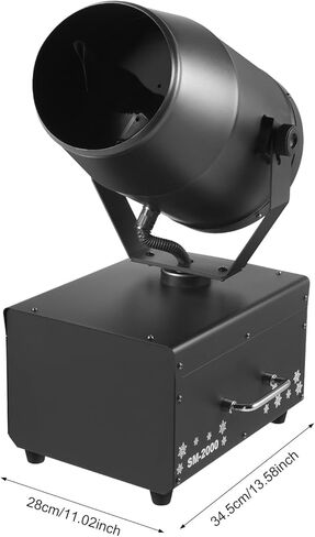 Snow Machines for Outdoor Indoor, 1200W Shaking Head Artificial Snowflake Machine with Wireless Remote Control Fake Snow Maker Machine for Party Christmas Wedding Photography Parties DJ Stage Parades in Kuwait