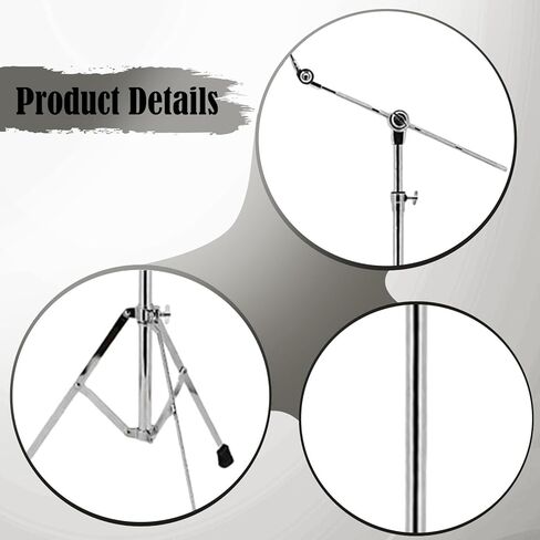 Floor Cymbal Stand Holder Percussion Mount Holder Cymbal Mount with Rubber Feet Quick Grip Professional Triangle Bracket in Saudi Arabia
