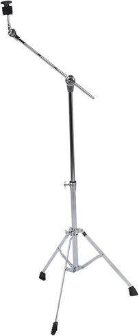 Qiilu Adjustable Cymbal Stand - Professional Iron Straight Stand for All Drummers,Foldable Design for Easy Transport in Saudi Arabia