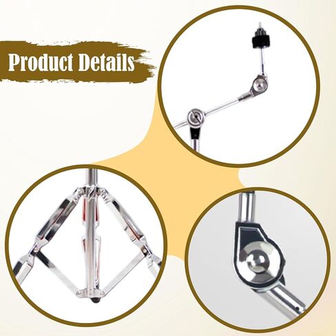 Cymbal Stand Percussion Mount Holder Heavy Duty Floor Cymbal Holder Triangle Bracket in Kuwait