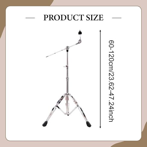 Cymbal Stand Percussion Mount Holder Heavy Duty Floor Cymbal Holder Triangle Bracket in Kuwait