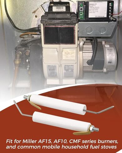 مجموعة أقطاب موقد الزيت 578711 مناسبة لميلر AF15 AF10 CMF، استبدال 578711C، قطعتان in Kuwait