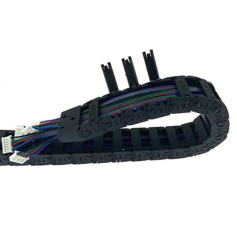 Open Drag Chain Bridge Type 7x7 10x10 10x15 10x20 15x20 18x18 L1m Cable with Ends for CNC 3D Printer Voron 2.4(R15,Semiclosed15x15 Open) in Saudi Arabia